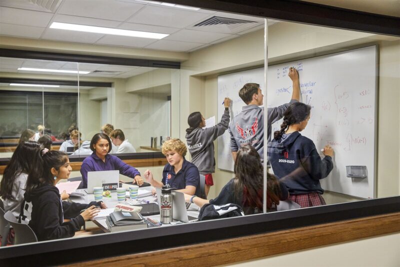 St. John's School Houston Upper School classroom